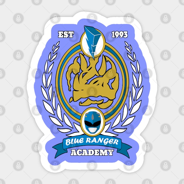 Blue Ranger Academy Sticker by Vitalitee